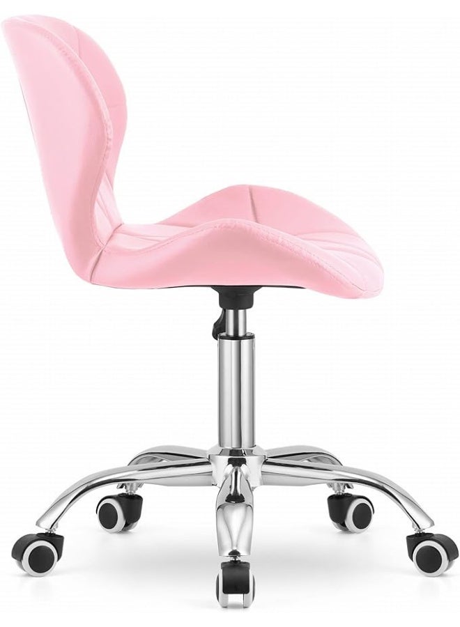 Modern Ergonomic Faux Leather Office Chair - Swivel Desk Chair with Adjustable Height and Easy-Care Surface - Image 4